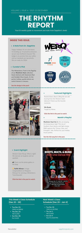 THE RHYTHM REPORT: Dec 22-Jan 4 | 💎 Big News + A Sneak Peek at January