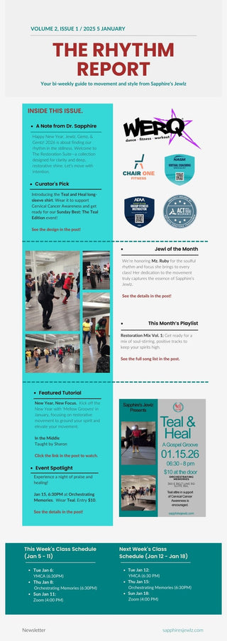 THE RHYTHM REPORT: Jan 5 - Jan 11 | 💎 Teal & Heal: The 2026 Mental Reset