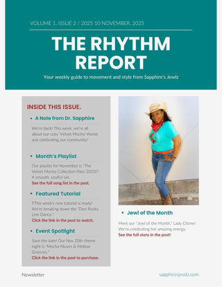 THE RHYTHM REPORT: Nov 10-16 | Mocha Vibes & Jewl of the Month!