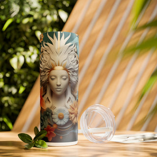 Lady Aquarius Skinny Tumbler