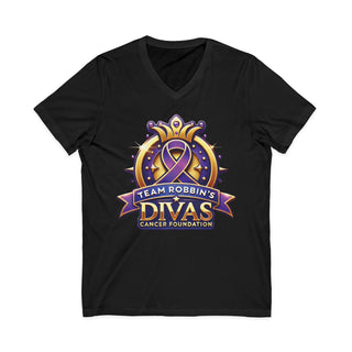 Team Robbin's Divas Cancer Foundation Empowerment Collection: V-Neck
