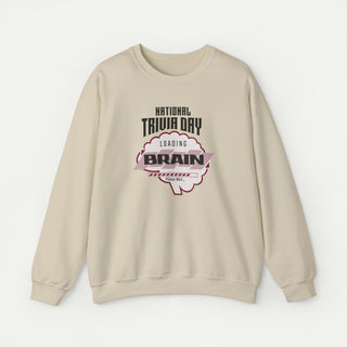 National Trivia Day Brain Loading Sweatshirt