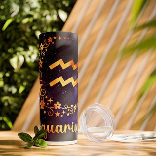 Aquarius Skinny Tumbler