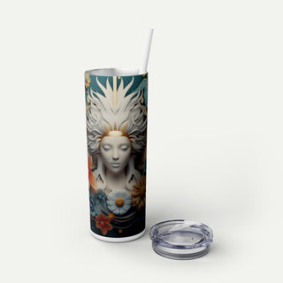 Lady Aquarius Skinny Tumbler