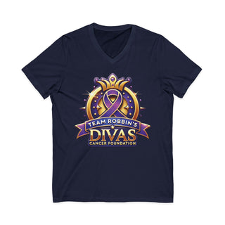 Team Robbin's Divas Cancer Foundation Empowerment Collection: V-Neck