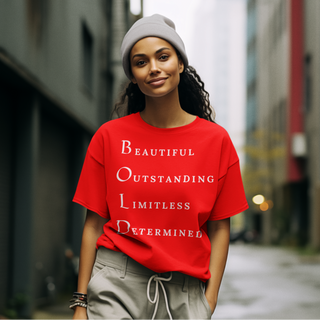 BOLD Unisex Tee – Beautiful, Outstanding, Limitless, Determined