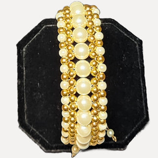 Pearl Brilliant Droplet Bracelet