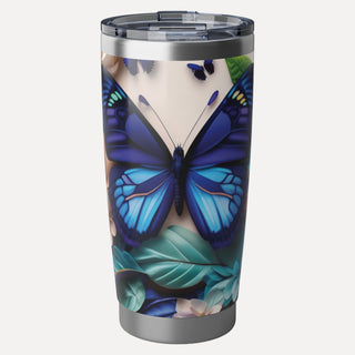 Vaso de felicidad de mariposa