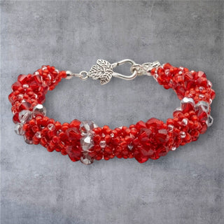 The Winterberry Twist | Handcrafted Spiral Rope Bracelet