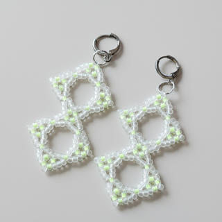 Rhythmic Step Seed Bead Earrings