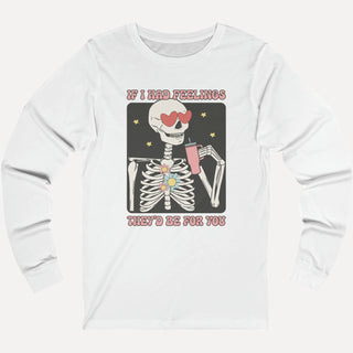 Skeleton Feelings Long Sleeve Tee